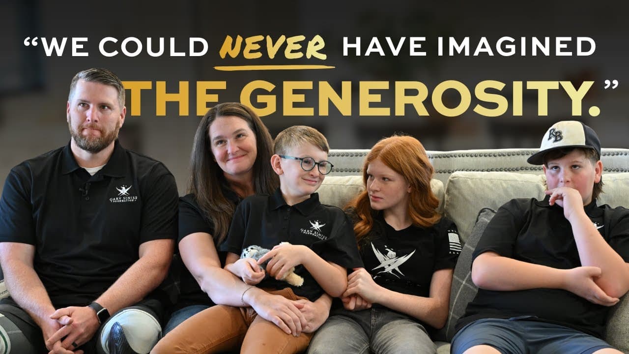 A Hero’s Welcome — Army Captain's New Home Thanks to Gary Sinise