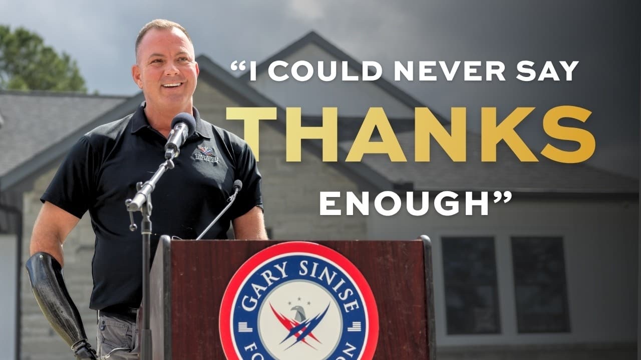 Marine Loses Both Arms in Combat, Finds Freedom in New Home from Gary Sinise