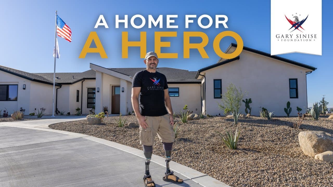 After losing BOTH LEGS in the Army, Gary Sinise Gave Him a HOME