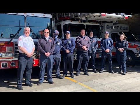 Gary Talks to Chief Dan Reda of the Blue Island Fire Department