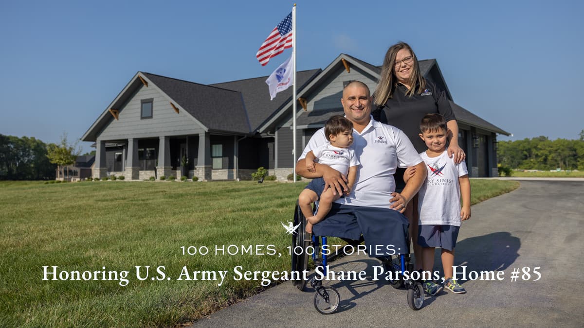 100 Homes, 100 Heroes: Honoring Sgt. Shane Parsons, Home #85